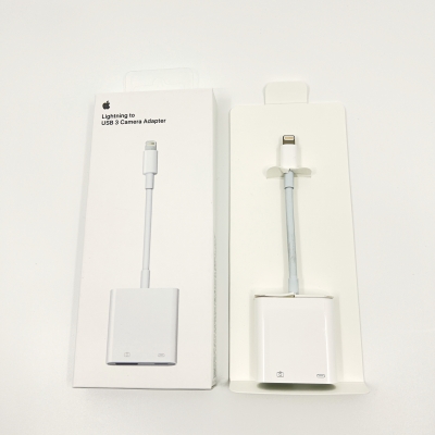 [ACC] 애플 정품 LIGHTNING TO USB3 CAMERA ADAPTER (미개봉 새상품)
